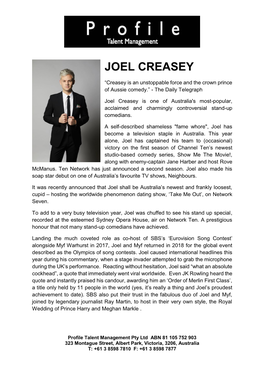 Joel Creasey