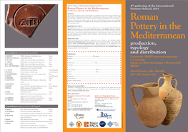 Roman Pottery in the Mediterranean