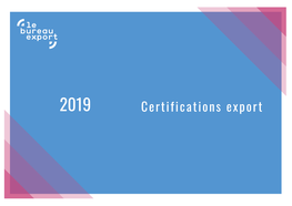 Certifications 2019 (Pdf)