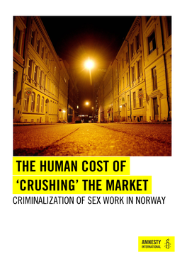 Criminalization of Sex Work in Norway