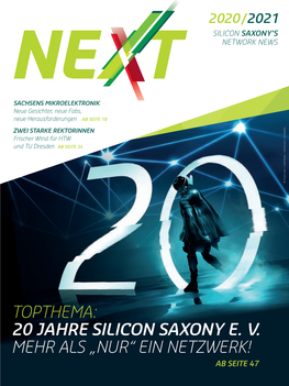 20 Jahre Silicon Saxony Ev Mehr Als „Nur“ Ein Netzwerk!