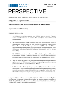 Sabah Elections 2020: Sentiments Trending on Social Media