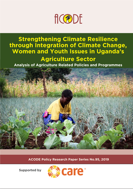 Strengthening Climate Resilience Through Integration of Climate