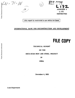 World Bank Document