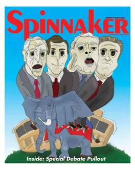 Inside: Special Debate Pullout INSIDE 2 Wednesday, January 25, 2012 Spinnaker // Unfspinnaker.Com
