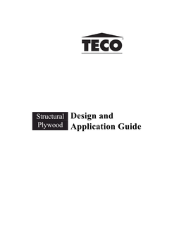 TECO Design and Application Guide Is Divided Into Four Sections