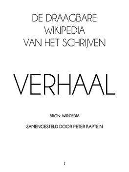 De Draagbare Wikipedia Van Het Schrijven – Verhaal