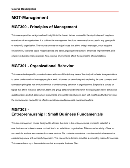 MGT-Management