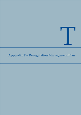 MRM Rehabilitation Management Plan