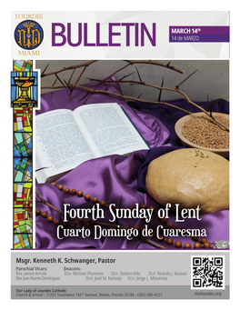 Fourth Sunday of Lent Cuarto Domingo De Cuaresma