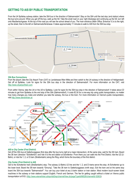 Getting to Ais by Public Transportation