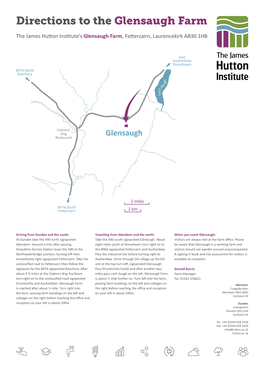 Directions to the Glensaugh Farm