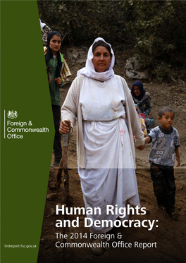 Human Rights and Democracy: the 2014 Foreign & Hrdreport.Fco.Gov.Uk Commonwealth Office Report