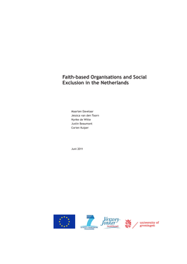Faith-Based Organisations and Social Exclusion in the Netherlands