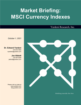 Market Briefing: MSCI Currency Indexes