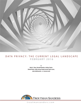 Data Privacy: the Current Legal Landscape February 2016