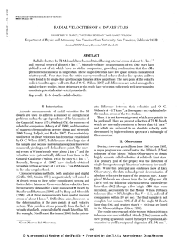 Publications Ofthe Astronomical Society Ofthe Pacific 99:490-496, June 1987