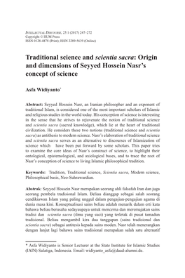 Stages of Development in Arabic Philosophical Nomenclature