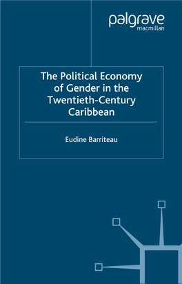 The Political Economy of Gender in the Twentieth-Century Caribbean