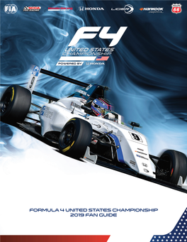 Formula 4 United States Championship 2019 Fan Guide Stay Connected