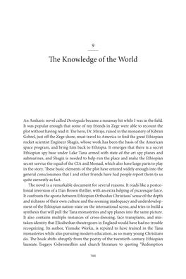 The Knowledge of the World