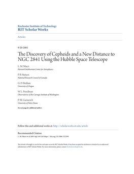 The Discovery of Cepheids and a New Distance to NGC 2841 Using the Hubble Space Telescope L