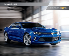 2018 Chevrolet Camaro Catalog