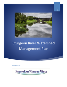 Sturgeon River Watershed Management Plan