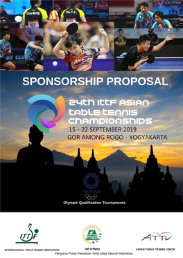 ATTU Asian Table Tennis Championships 2019 Which Will Be Held on September 15- 22, 2019 at the Among Rogo Stadium, Yogyakarta Indonesia