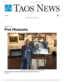 Five Museums | the Taos News
