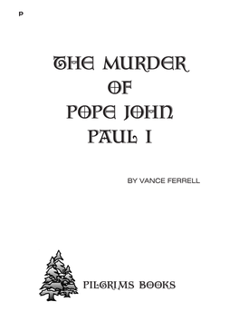 The Murder of Pope John Paul I