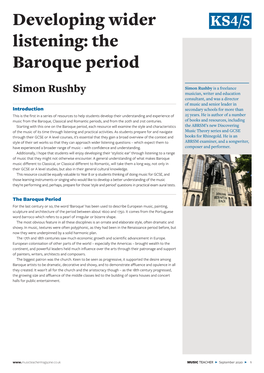 The Baroque Period