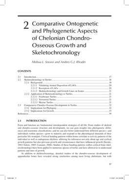 Osseous Growth and Skeletochronology