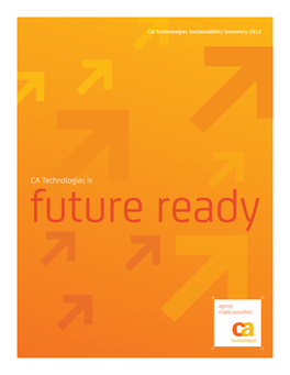 Future Ready CA 2012 CSR 042682 CA CSR12 Execsummary V05 06/05/13 Page B