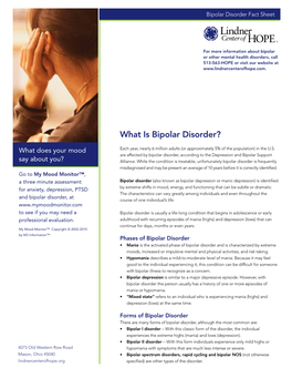 What Is Bipolar Disorder?