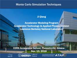 Monte Carlo Simulation Techniques