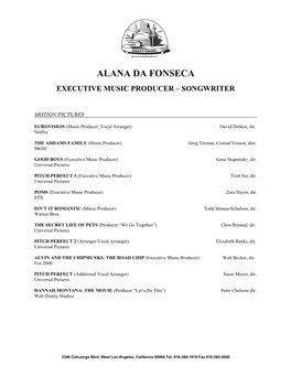 PDF of Credits