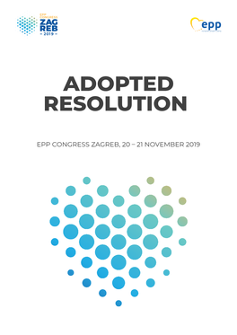 Adopted Resolution