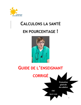 Calculons La Santé En Pourcentage !