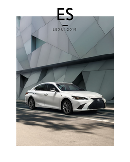 Brochure for the 2019 ES