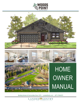 Home Owner Manual