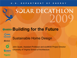 Building for the Future: Sustainable Home Design