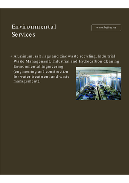 Environmental Services Sustainable Development Environmental Services