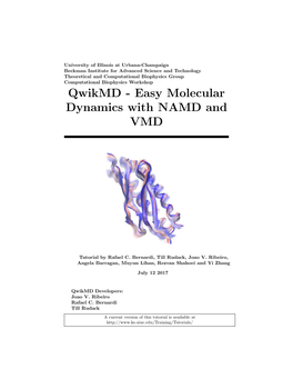 Qwikmd-Tutorial.Pdf