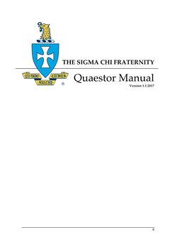 The Sigma Chi Fraternity