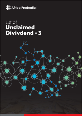 List of Unclaimed Dividend