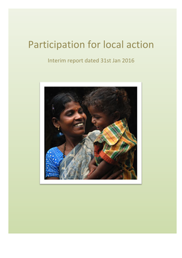 Participation for Local Action