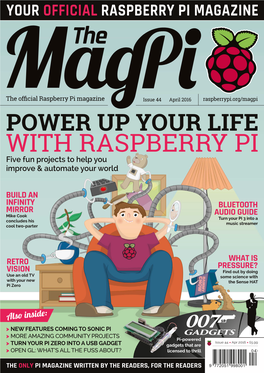 WITH RASPBERRY PI Five Fun Projects to Help You Improve & Automate Your World