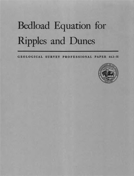 Bedload Equation for Ripples and Dunes