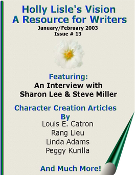 Issue # 13 January/February, 2003 3